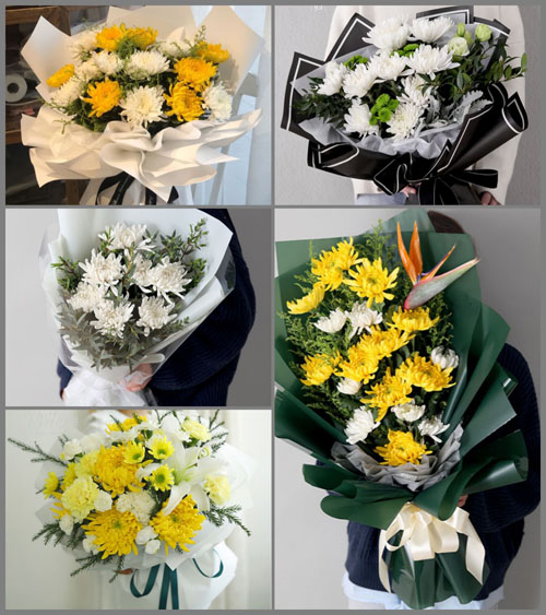 广东汕尾市海丰县黄羌镇双河村白事花束代送